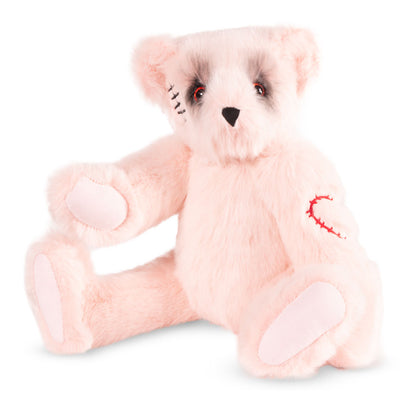 15 In. Pink-O-Ween Zombie Bear