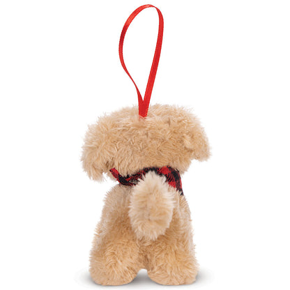 3 In. Golden Dog Farm Christmas Ornament