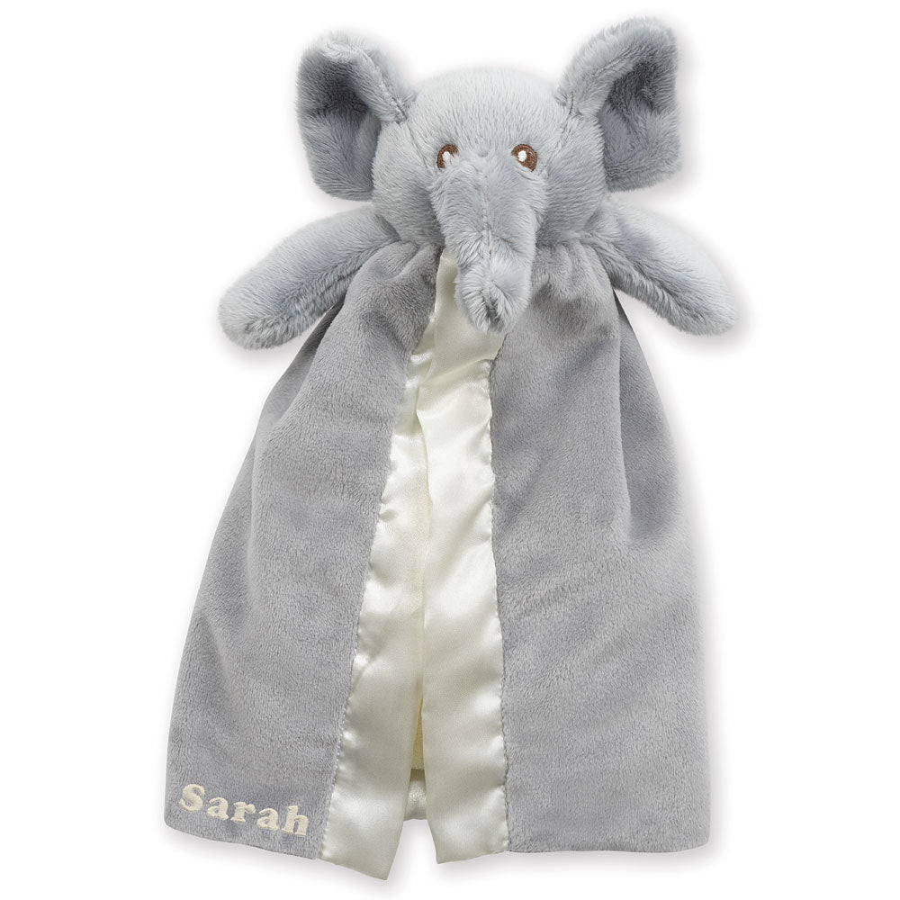 18 In. Oh So Soft Elephant with Elephant Lovey Security Blanket