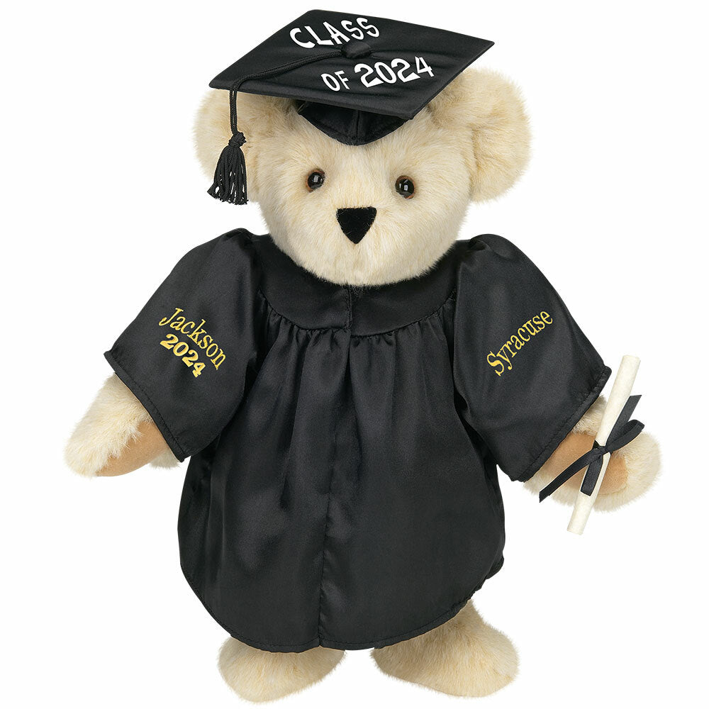 15 In. Class of 2024 Graduation Bear in Black Gown