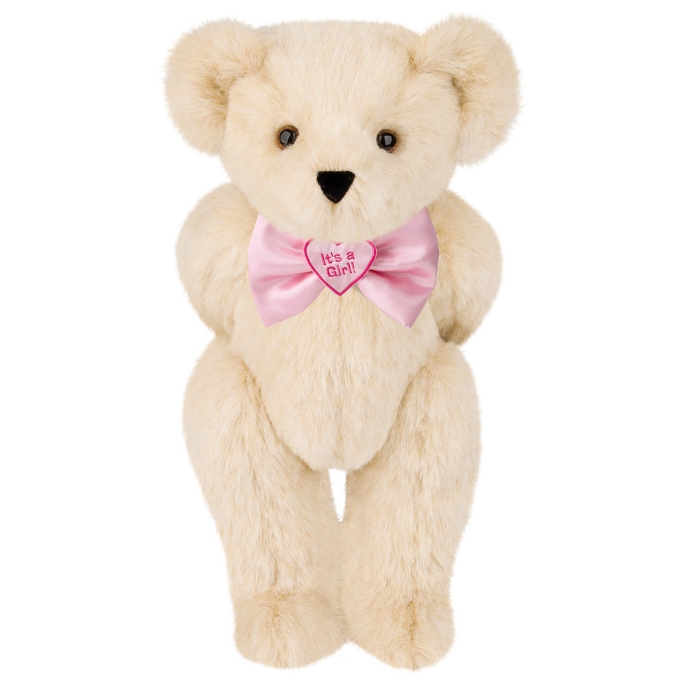 15 In. It's a Girl! Bow Tie Bear