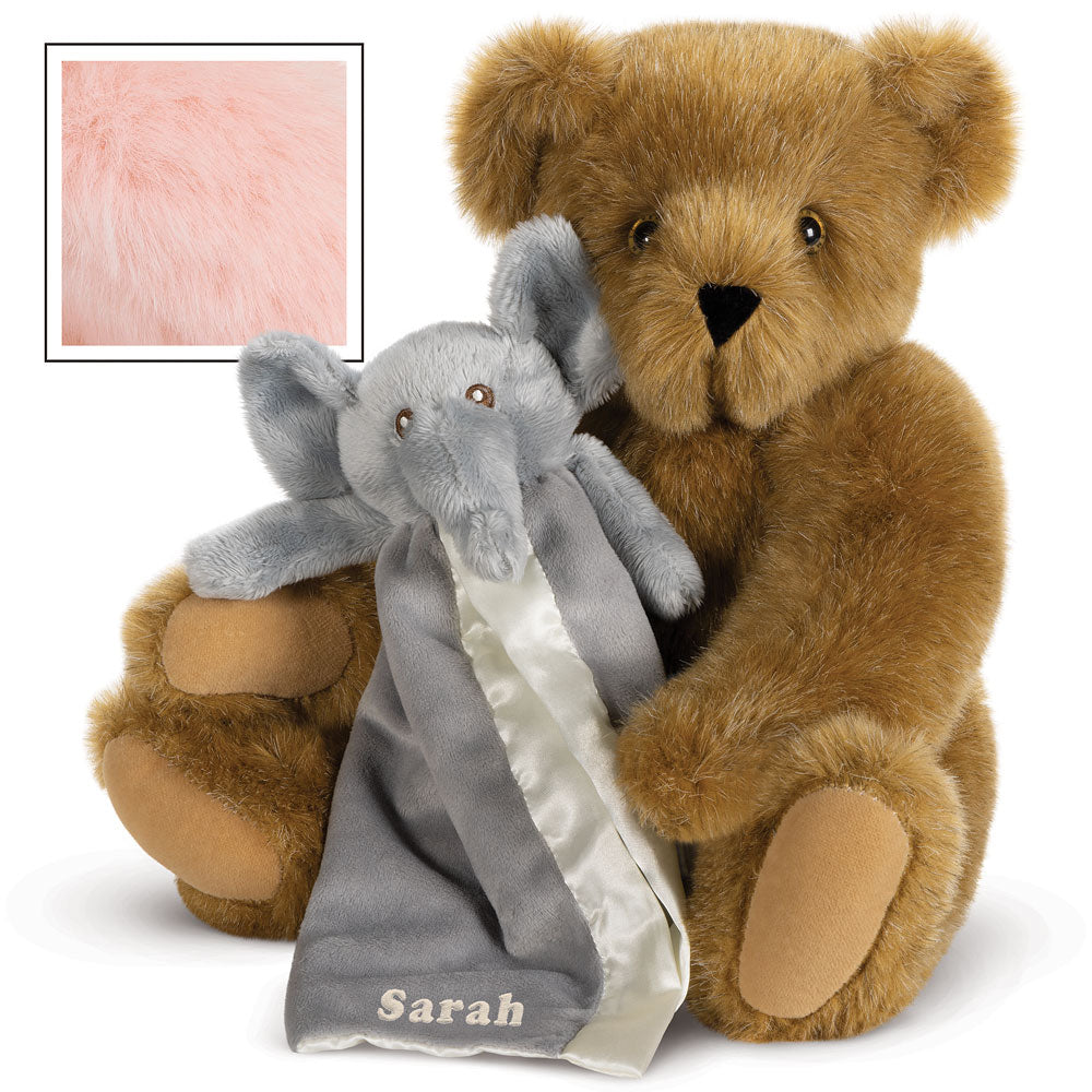 15 In. Cuddle Buddies Gift Set with Elephant Blanket