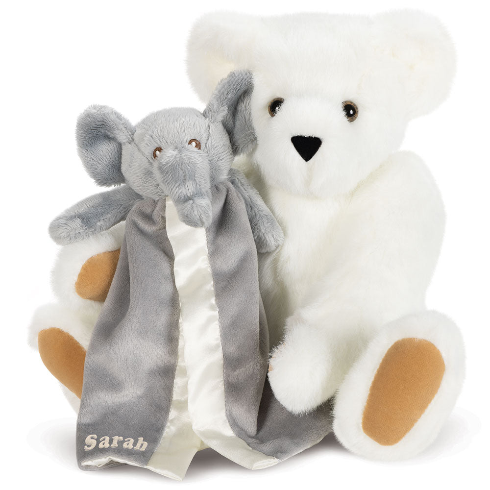 15 In. Cuddle Buddies Gift Set with Elephant Blanket