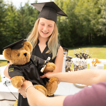 15 In. Graduation Bear in Black Gown